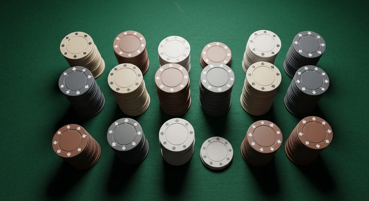 Selection of popular casino games on a screen